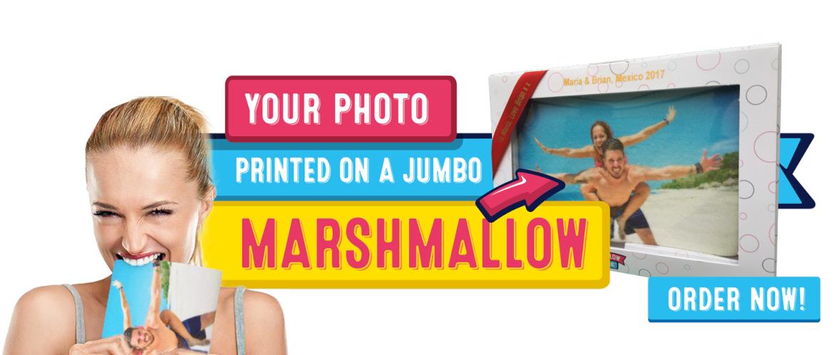 Mallow Me, Giant Printed Marshmallow